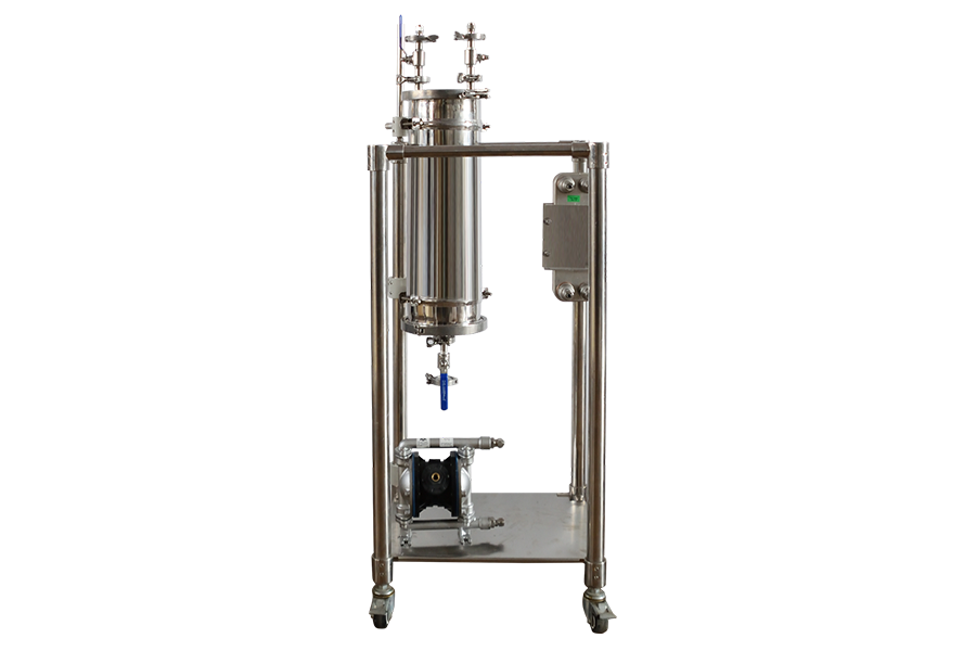 Customized Chromatography Column Skid for Loading Silicon Gel Is Ready for Shipping To Slovenia