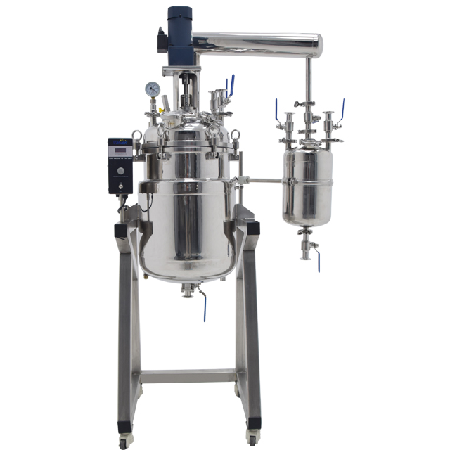 Reactor de acero inoxidable con camisa de 50 litros