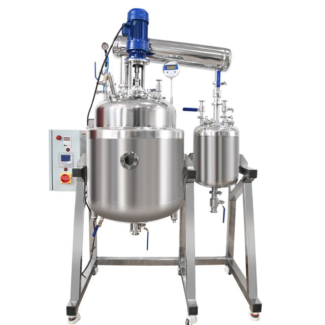 Reactor de acero inoxidable con camisa de 150 litros