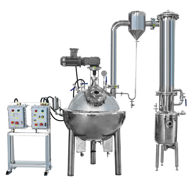 Concentrador de vacío esférico de acero inoxidable 500L