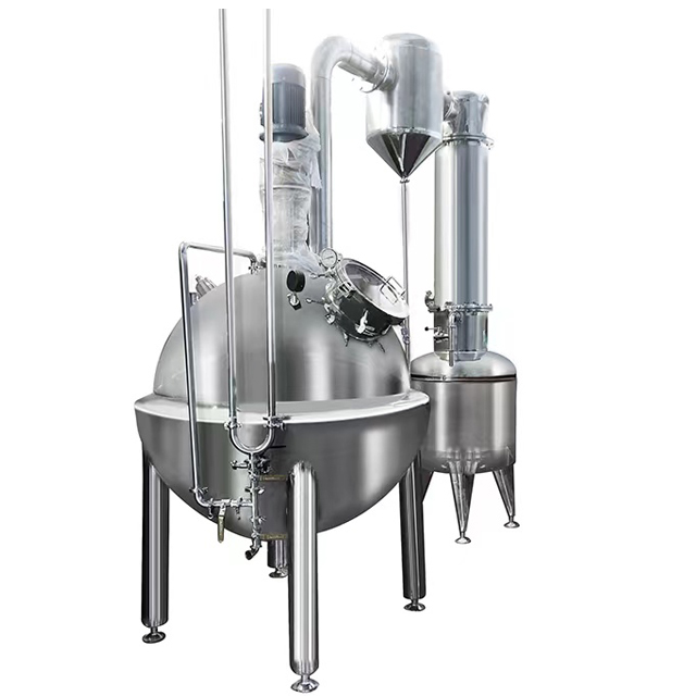 Concentrador de vacío esférico de acero inoxidable 300L